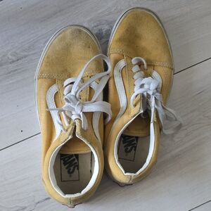 Vans Kids Mustard Yellow Sneakers